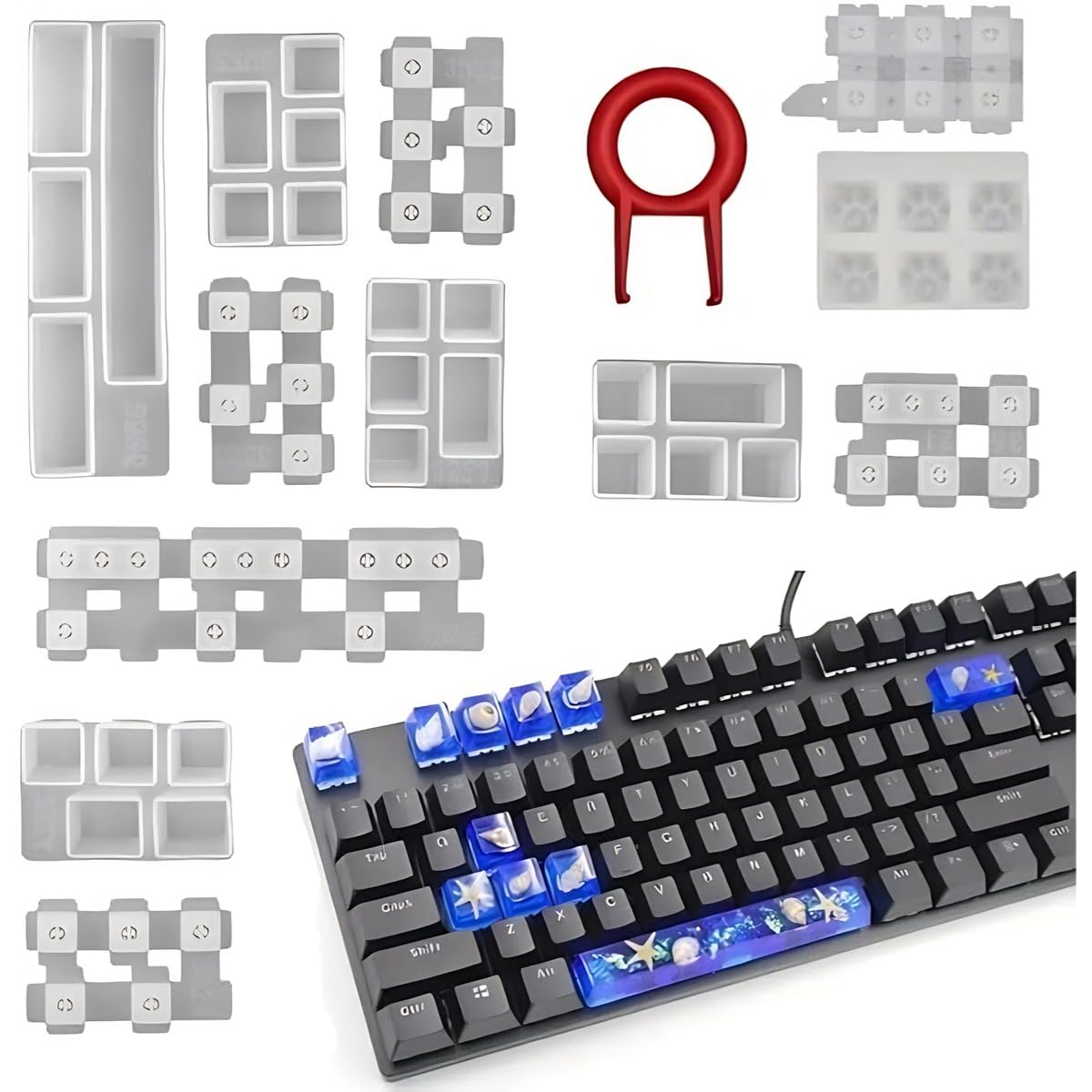 Amazon.co.jp: シリコーン型UVレジン型DIYマニュアルメカニカル
